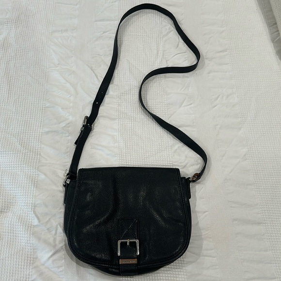 Michael Kors black leather shoulder bag - Picture 1 of 12